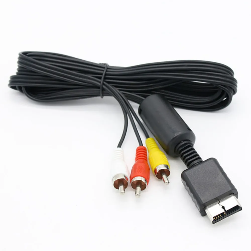 Av Аудио Видео кабель шнур Rca A/v 6z для тонкой Playstation Ps1 Ps2 Ps3 | Электроника