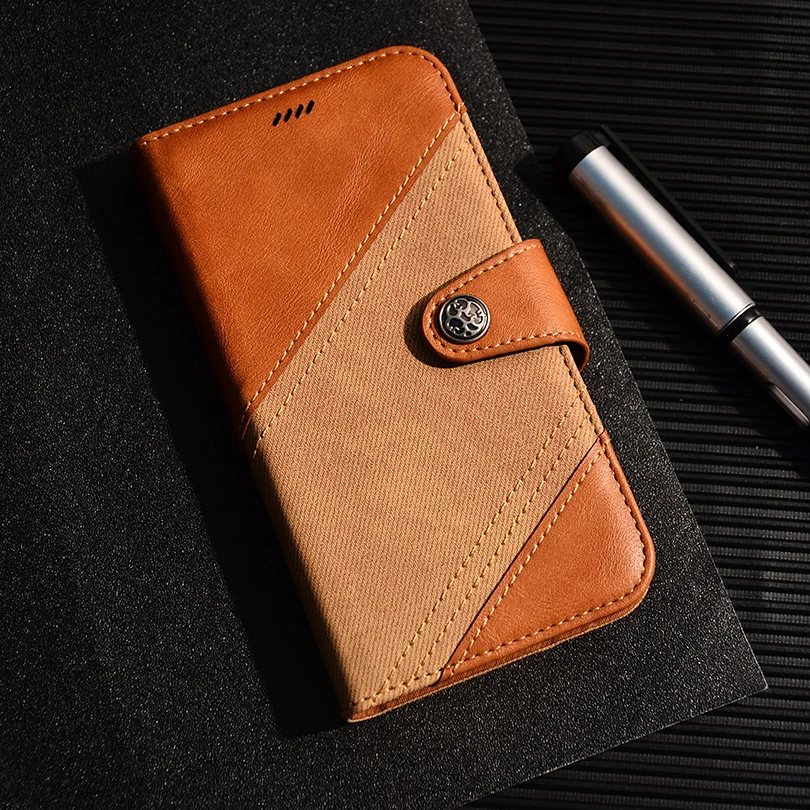 Case For Lenovo K6 Note Flip Cover Leather Coque Luxury Protective Fundas With Card Slot |