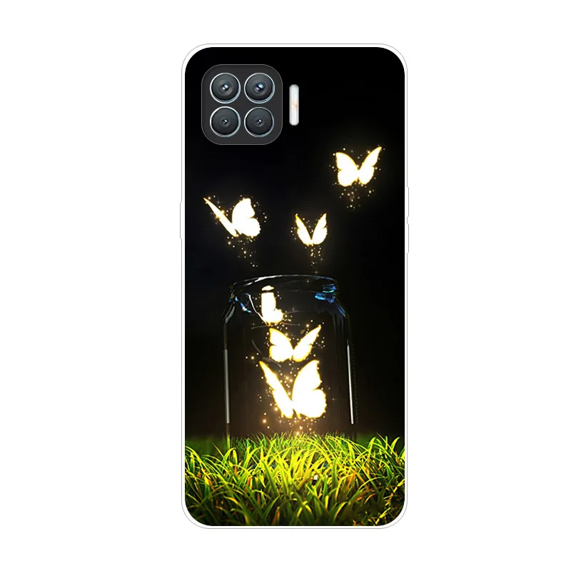 For OPPO Reno4 Lite Case Reno5 Lite Shockproof Soft silicone TPU Back Cover For OPPO Reno 5 4 Lite Phone Cases Case Cute Cartoon