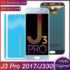 ЖК-дисплей 5,0 дюйма для SAMSUNG Galaxy J3 2017 J330 J330F J3 PRO, сенсорный экран с цифровым преобразователем в сборе, запасные части, оригинал