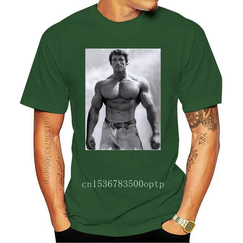 

New Arnold Schwarzenegger Tshirt Homme T-shirt 2021 2021 100% Cotton TShirts Men