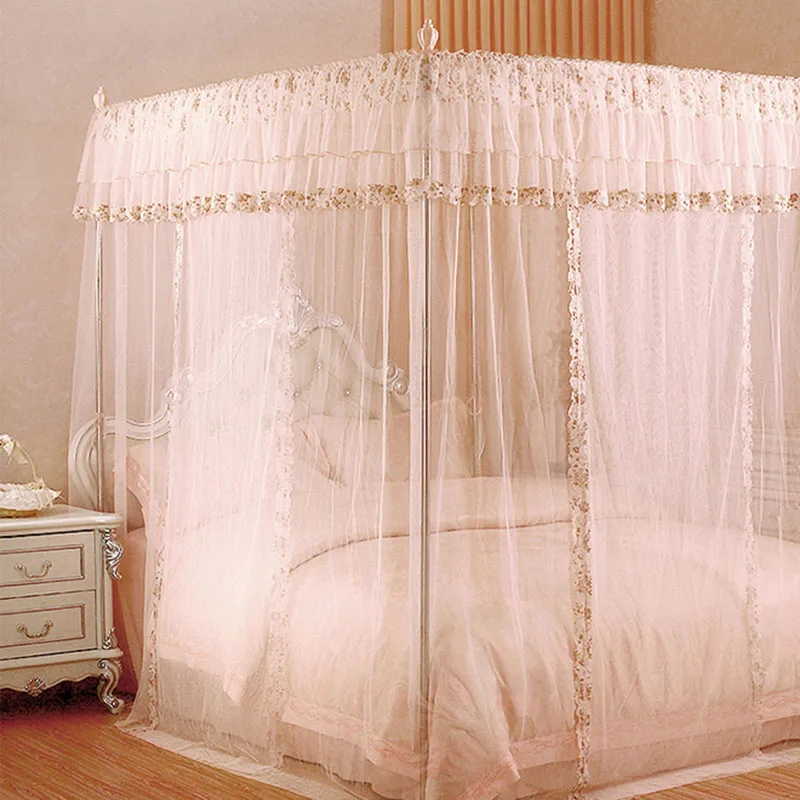 2021 летние утолщенные противомоскитная сетка на кровать 1 8 м кровати принцессы 2