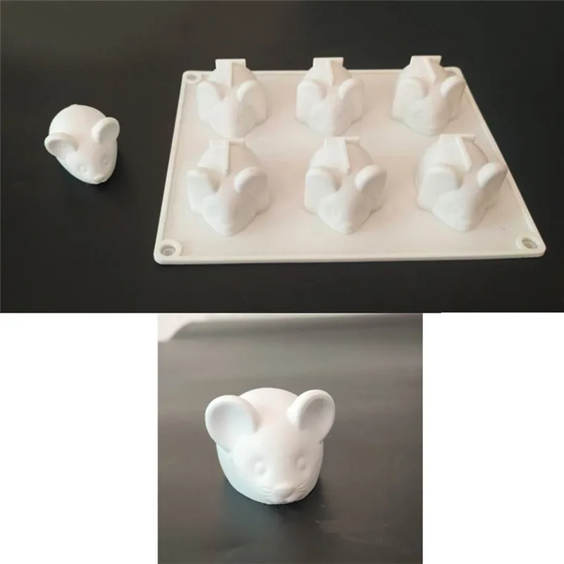 Новейшие DIY силиконовой формы для выпечки в форме мыши мусс форма торта печенья