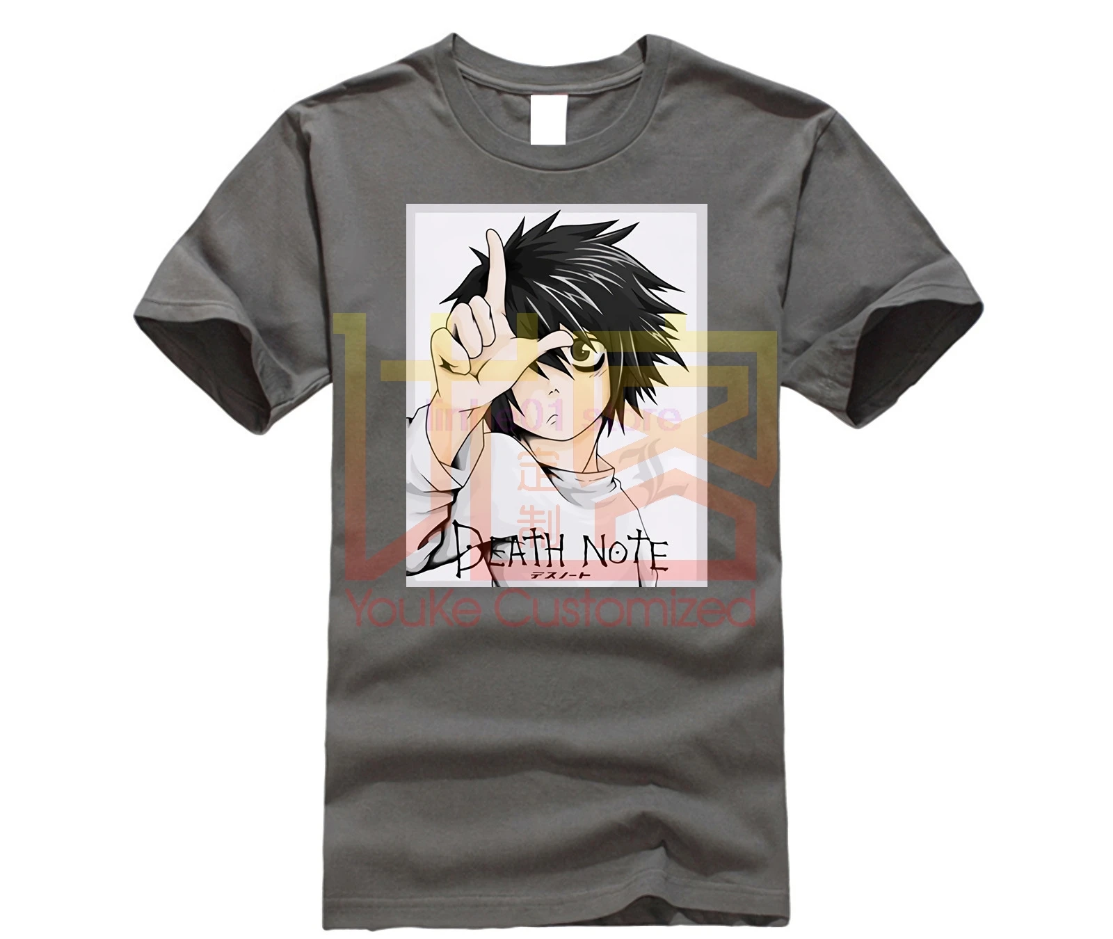 Новинка 2020 футболка с принтом death note Мужская коротким рукавом летняя ryuuku ryuk