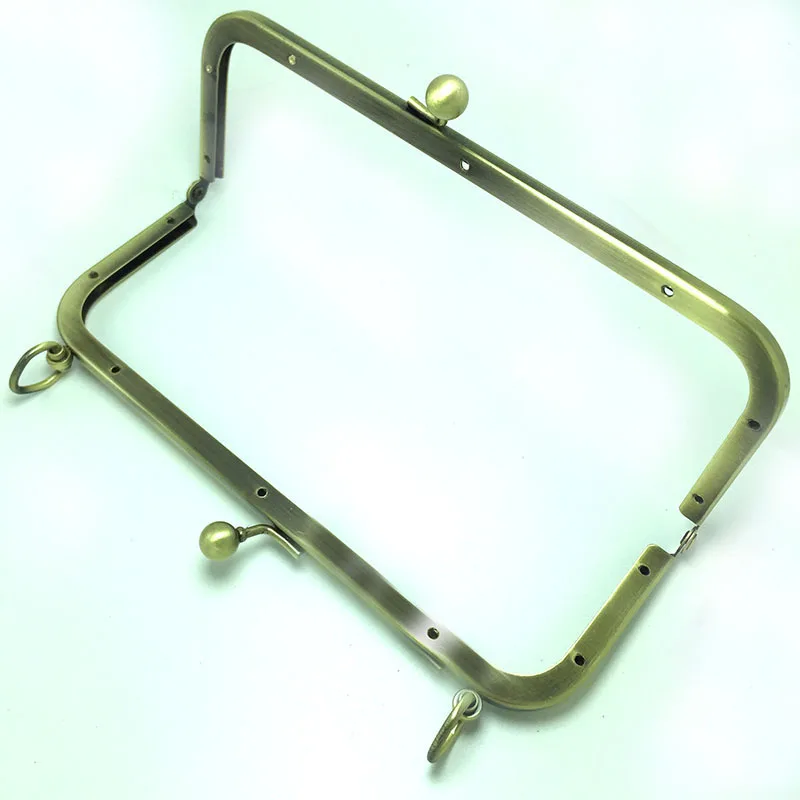 20.5 Cm Screw Mouth DIY Luggage Antique Brass Metal Purse Frame Obag Handles Frame Purse