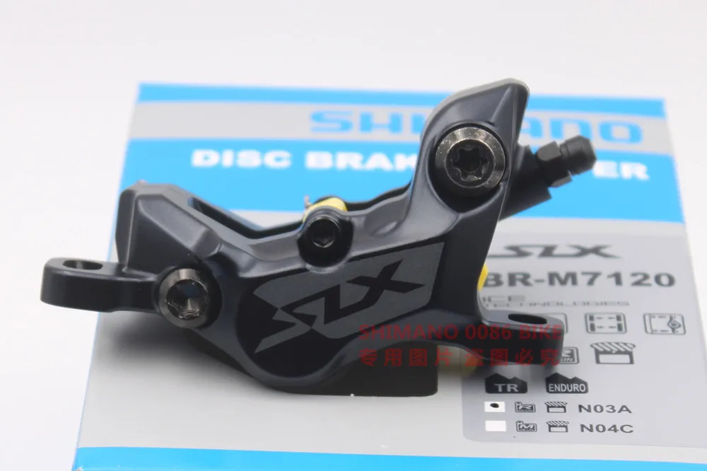 Shimano горные велосипеды четырехпоршневой BR-M7120 суппорт Гидравлический дисковый тормоз SLX M7120 четыре поршневой тормозной суппорт