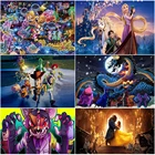 Алмазная живопись Disney 5D сделай сам, сказочный мир, Мультяшные персонажи, алмазная вышивка, наборы для вышивки крестиком, Рождественский домашний декор
