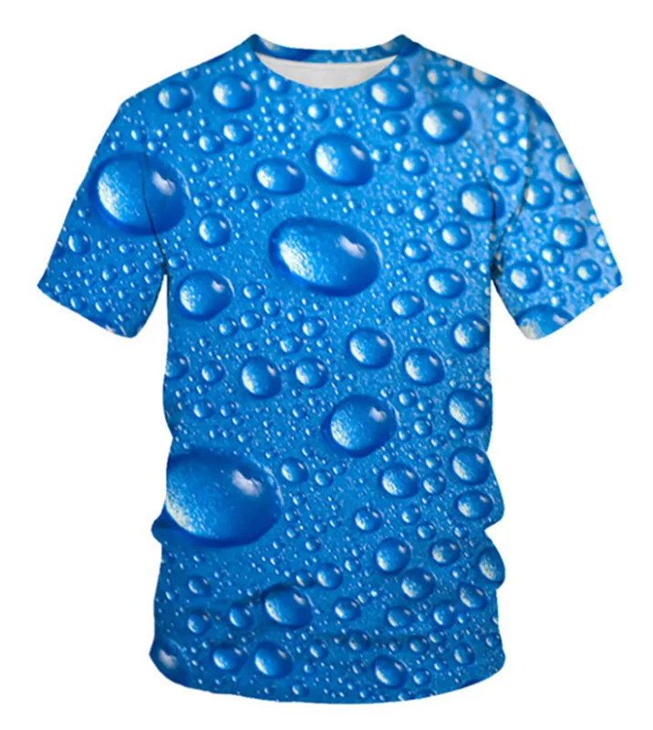 2020 3D забавная футболка мужская одежда Psychedelic принт Повседневная с коротким