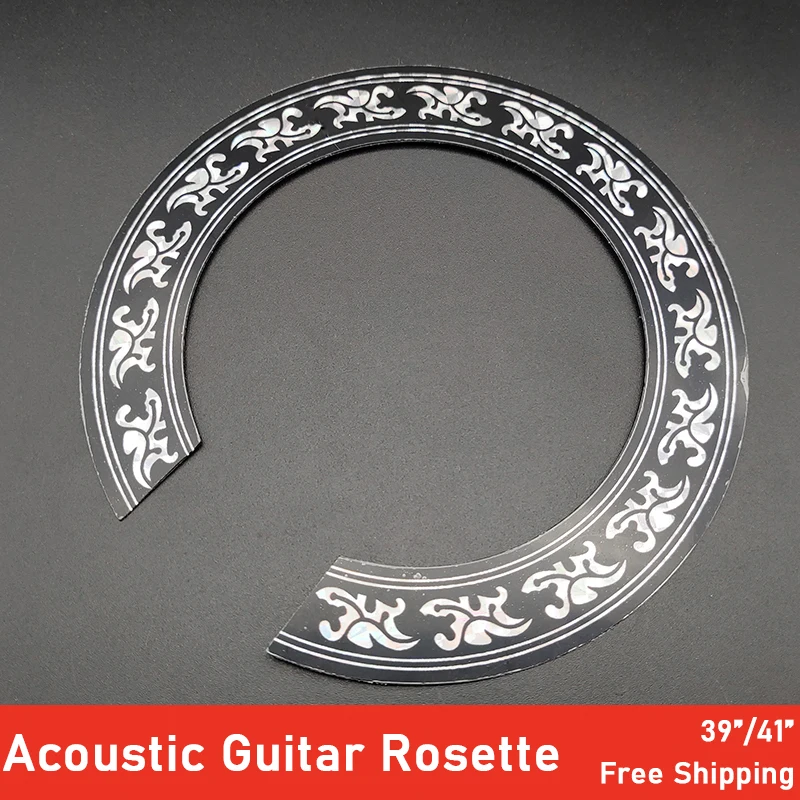 92 мм 104 жесткий диск гитара из пвх круг звук отверстие розетта вставка Стикеры для