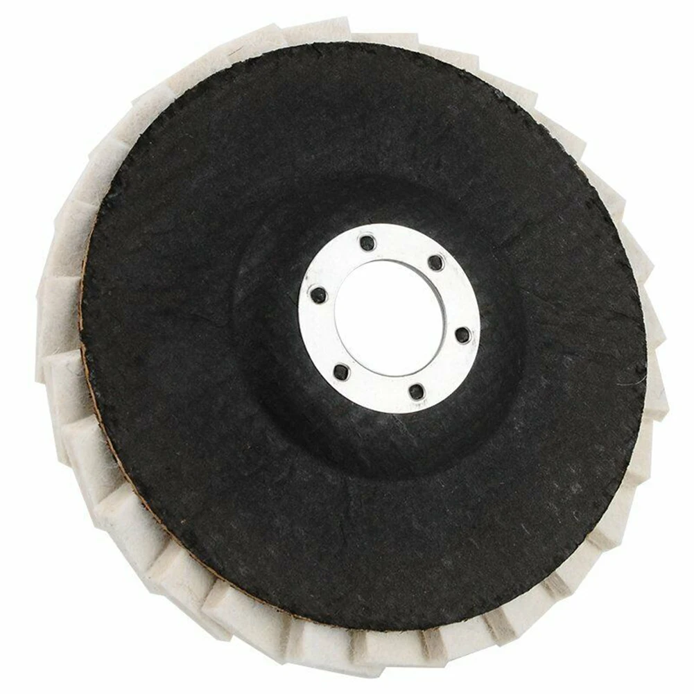 

125mm Polishing Wheels 5inch Flap Felt Disc Angle Grinder Buffing Wheel Metal Best Price Waxing Polishing Disc For Glass