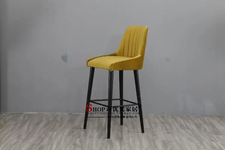 Nordic барный стул из массива дерева американском Ретро высокий табурет