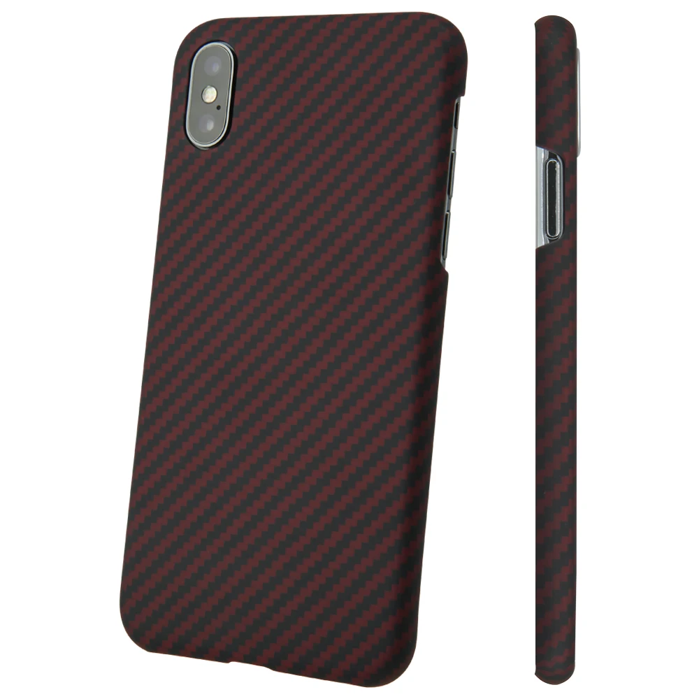 Kevlar мобильный телефон из углеродного волокна чехол для iPhone X настоящего xs fire