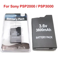 3 6v 3600mah rechargeable li ion battery pack for sony psp 2000 psp 3000 psp2000 psp3000 console gamepad replacement batteries