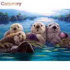 Набор для рисования по номерам на холсте морской лев, 60x75 см