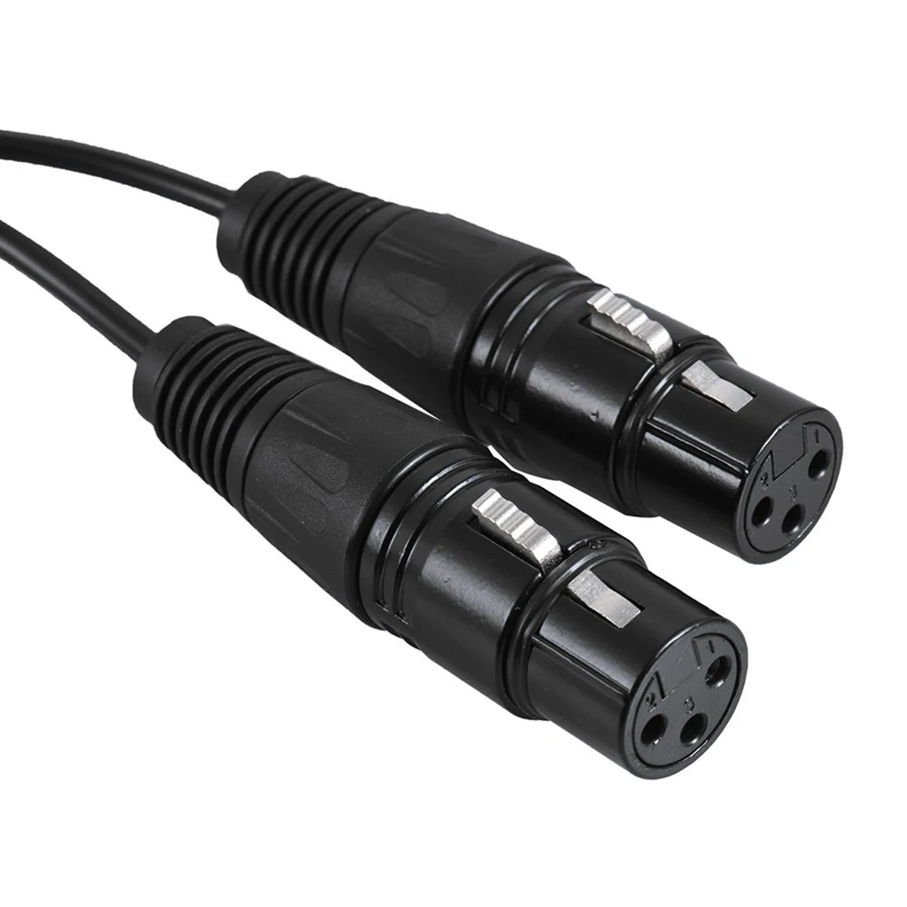 0 3 м/1 фут XLR Y сплиттер 3-контактный штыревой разъем для двойного микрофона кабель