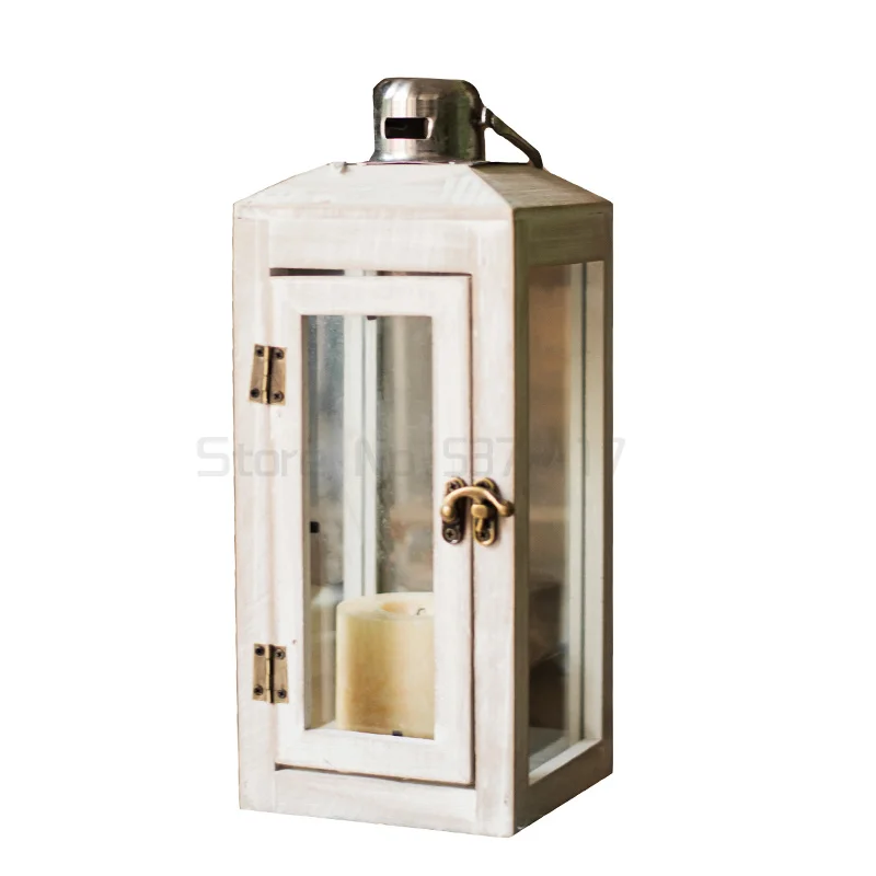 

Простой ретро деревянный напольный светильник, свадебное украшение для сада, украшение для сцены двора