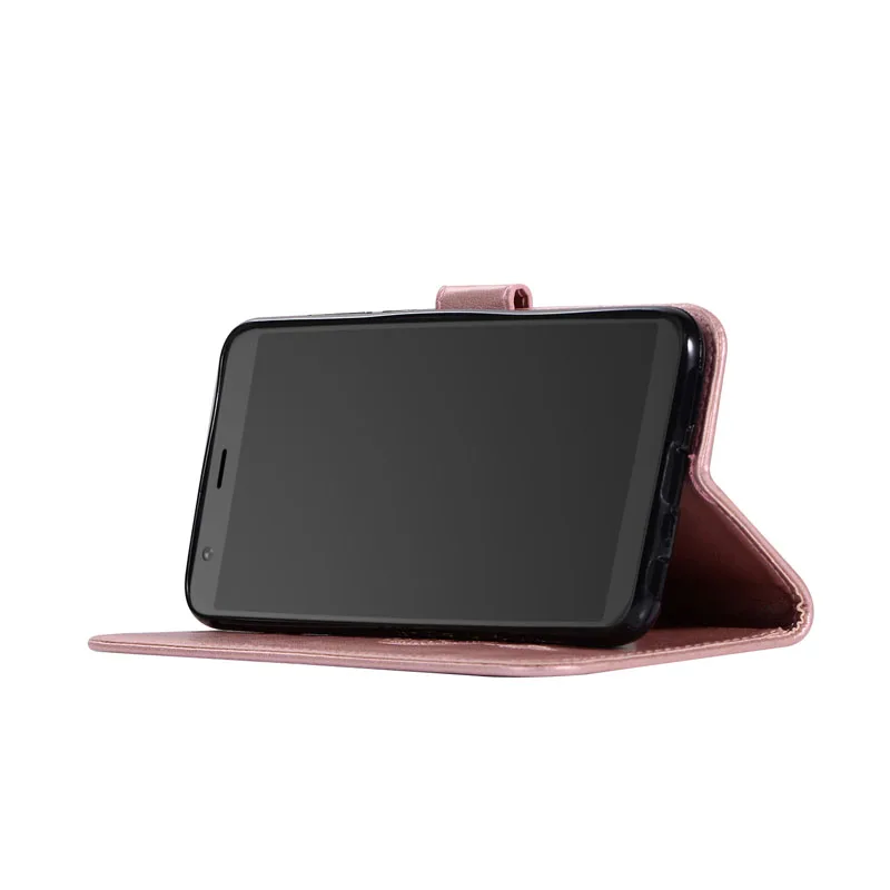 Чехол книжка для Asus ZenFone Max Plus M1 ZB570TL роскошный кожаный силиконовый чехол с совой