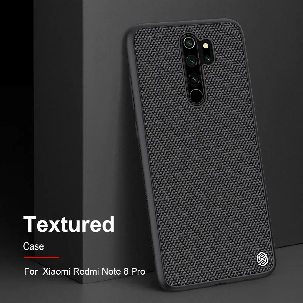 Текстурированный чехол NILLKIN для Xiaomi Redmi Note 8 Pro из нейлонового волокна, нескользящий матовый чехол для телефона для Redmi Note 8 Pro Global 6,53''