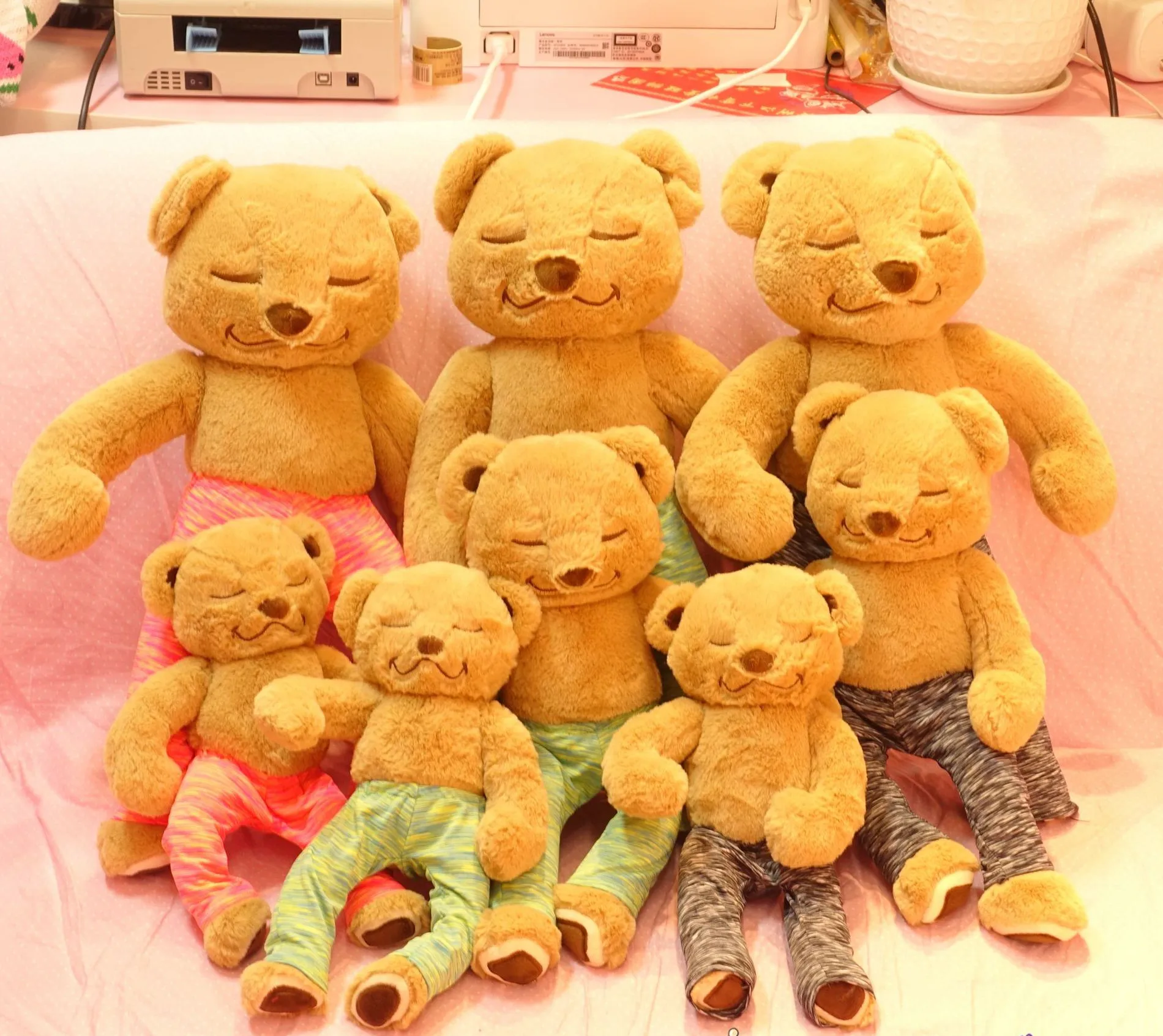 Медведь для йоги плюшевые игрушки детей огромный плюшевый медведь мягкое