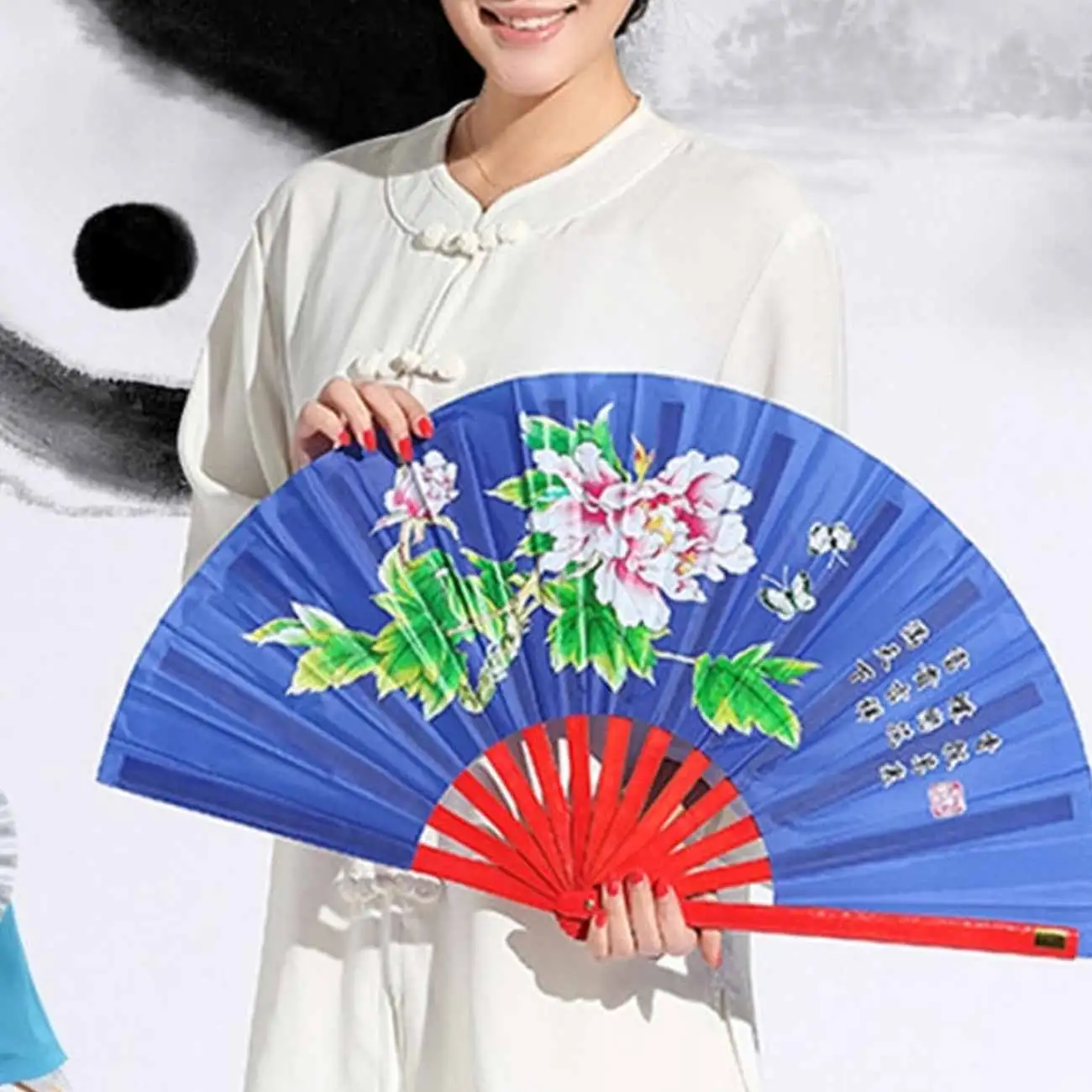 

Wedding Bridal Party Folding Chinese Bamboo Hand Held Dance Fan Cool Gifts