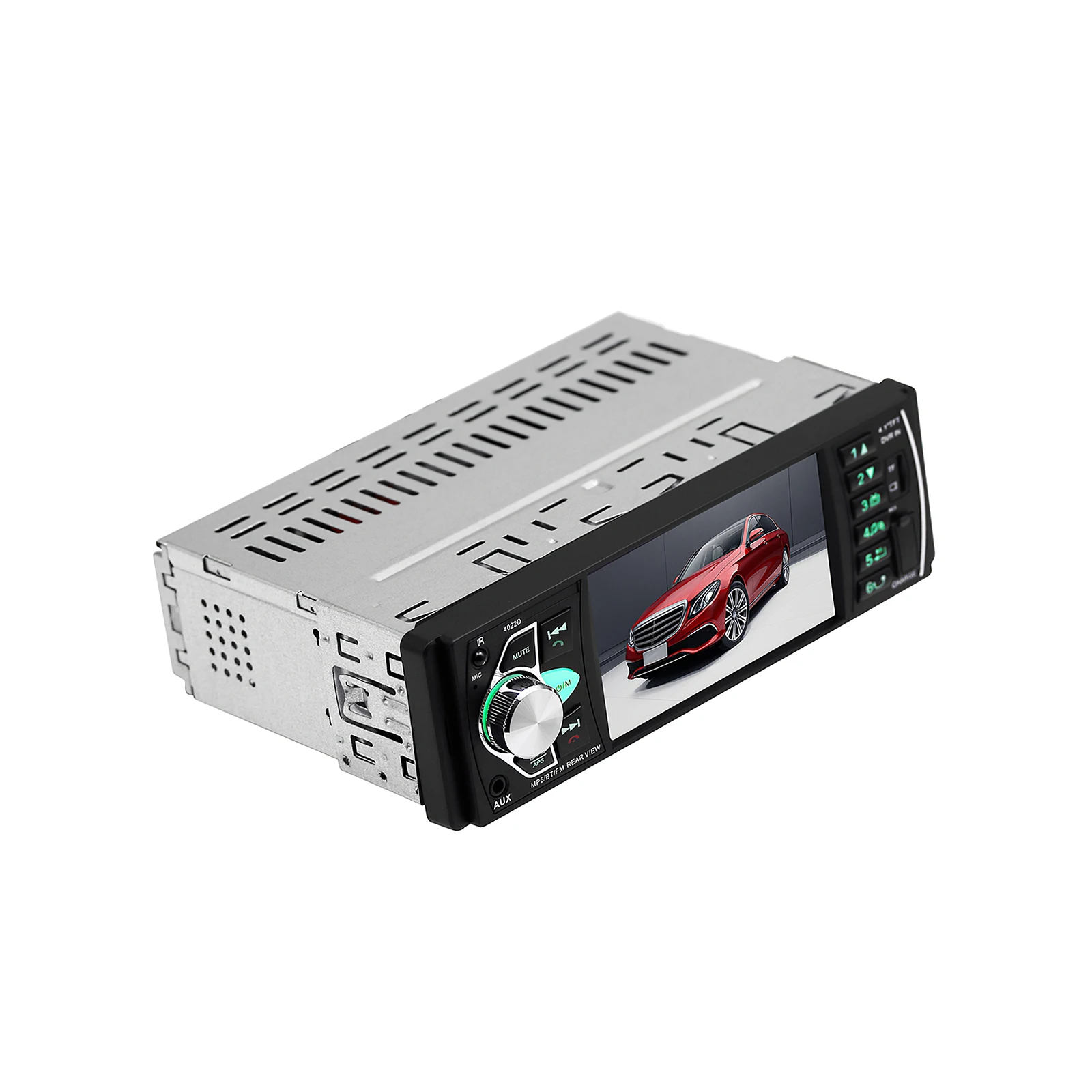 

Mp5 Displayer 4,1 дюйма TFT цветной экран Реверсивный 800*480 мультимедиа автомобильное радио с пультом дистанционного управления и рулевым контроллер...