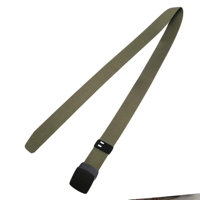 

Military Tactical Nylon Waistband Sport Belt With Plastic Buckle Outdoor Military Army Fan Adjustable Hook & Loop Waistband