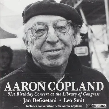 Great performances from the Library of Congress Vol. 9 Aaron Copland - 81st Birthday Concert (1 CD) | Электроника