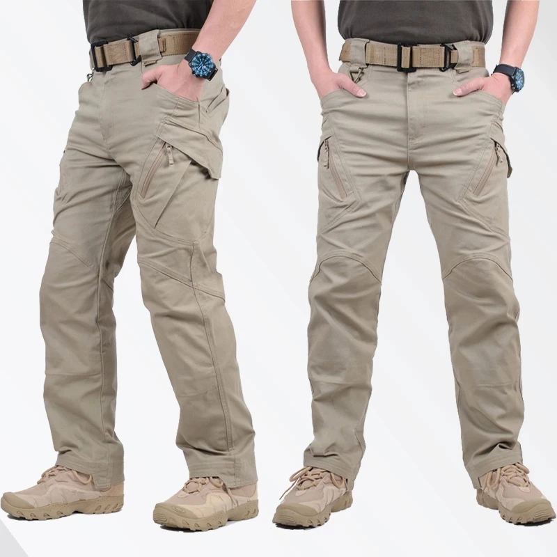 

City Military Tactical Pants Men SWAT Combat Army Trousers Men Many Pockets Waterproof Wear Resistant Casual Cargo Pants