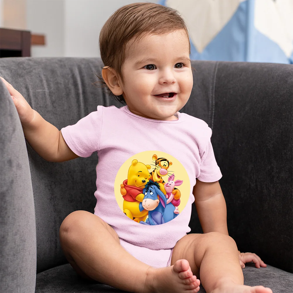 

Boys Girls One-Pieces Romper Winnie the Pooh Print Body Suits Newborn Clothes Ropa Bebe Summer Casual Toddler Jumpsuit