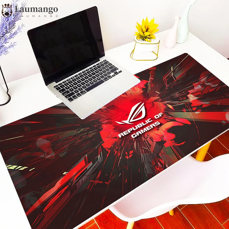 

ASUS ROG Mouse Pad Anti-slip Natural Rubbe Mini pc Keyboard Desk Mat Laptop Computer alfombrilla ratn ordenador Gamer Mousepad