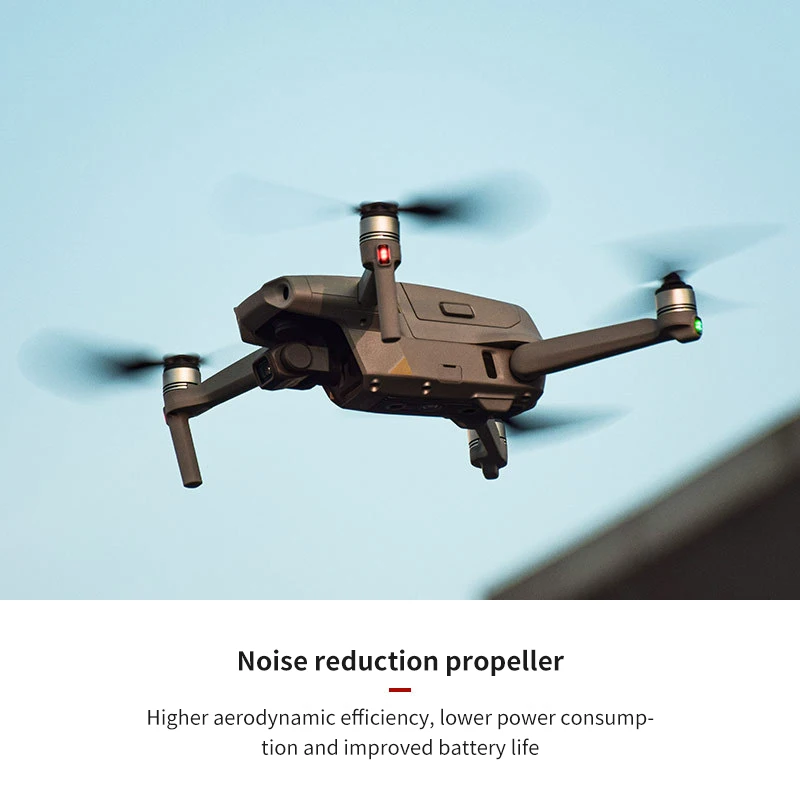 Быстроразъемный Пропеллер для DJI Mavic 2 Pro Zoom малошумный лопасть шумоподавляющий