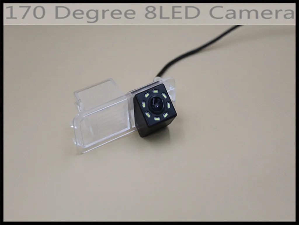 8LED 170 градусов камера заднего вида парковочная Автомобильная для Volkswagen Polo V (6R) Golf 6