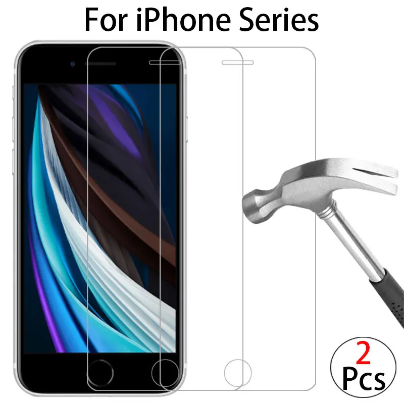Закаленное стекло для Iphone 6s 6 7 8 S Защитное экрана Apple Iphone6s S6 i6 i7 Iphonese ipone пленка