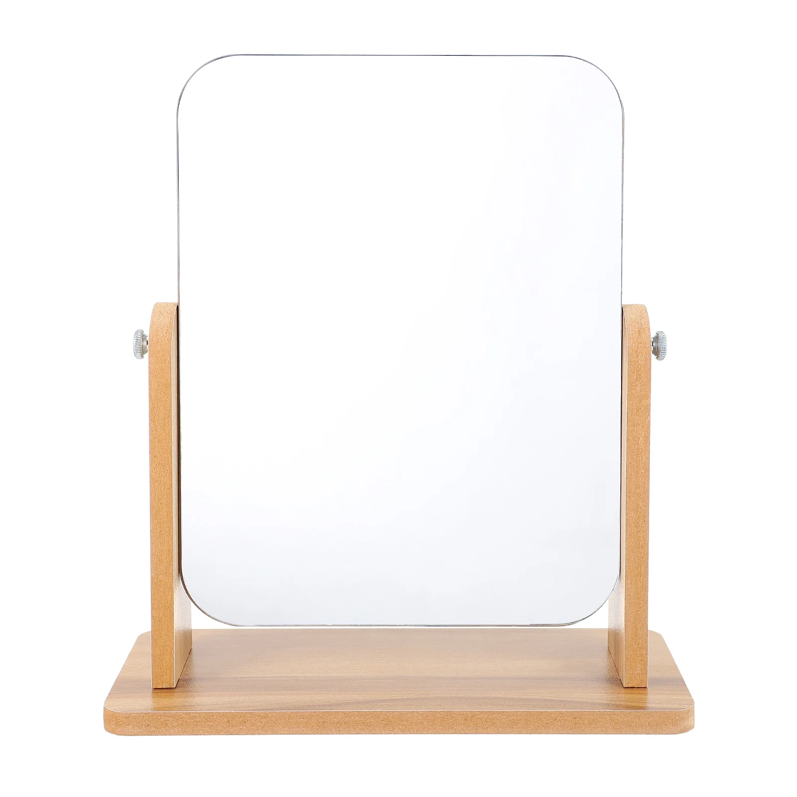 

Домашнее косметическое зеркало, настольное зеркало для парикмахерской с деревянной основой, 1 шт.