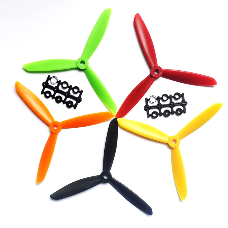 4 пары ABS CW/CCW propeller 6045 3 лезвия листа Props Three лопасть квадрокоптера Propeller для flysky Frame