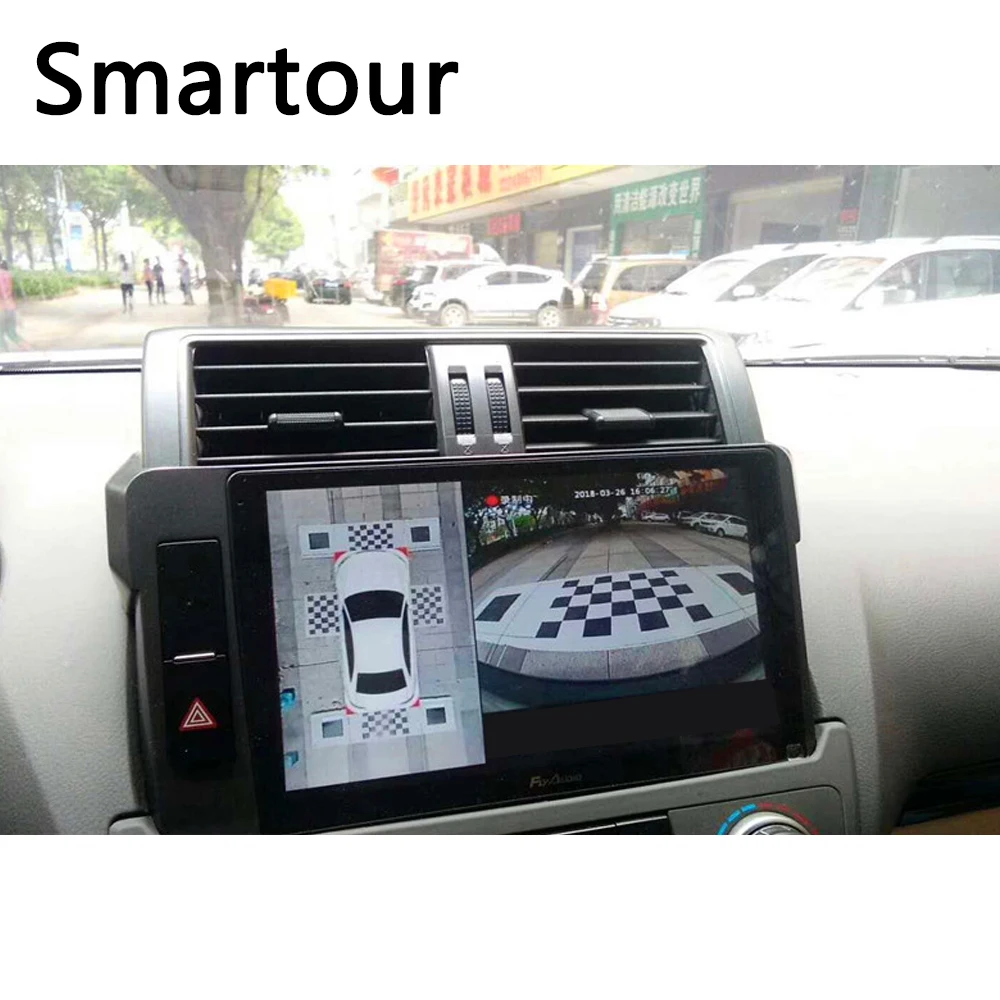 Smartour car 1080P Super HD 360 градусов Система наблюдения за птицами панорамный вид круглая камера с DVR Вождение объемный recoder