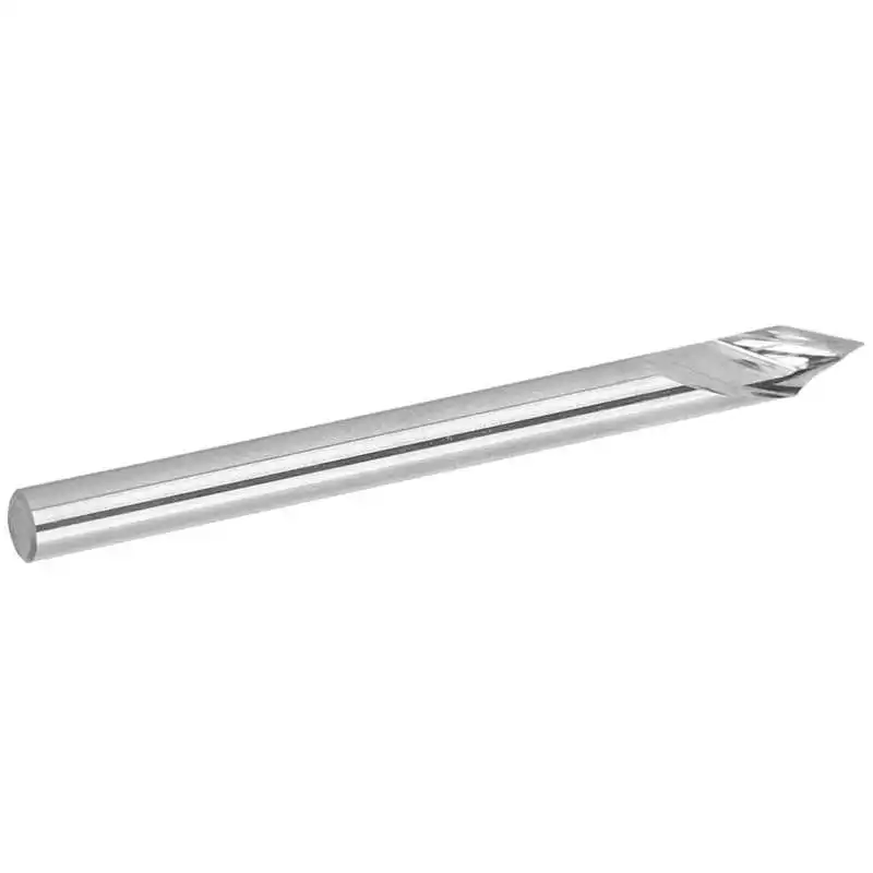 

Кольцевая пила сверла резак 3,175 мм Гравировальный фрезерный резак деревообрабатывающий инструмент оборудования 3.175x45 ° x0.2x40L дрель