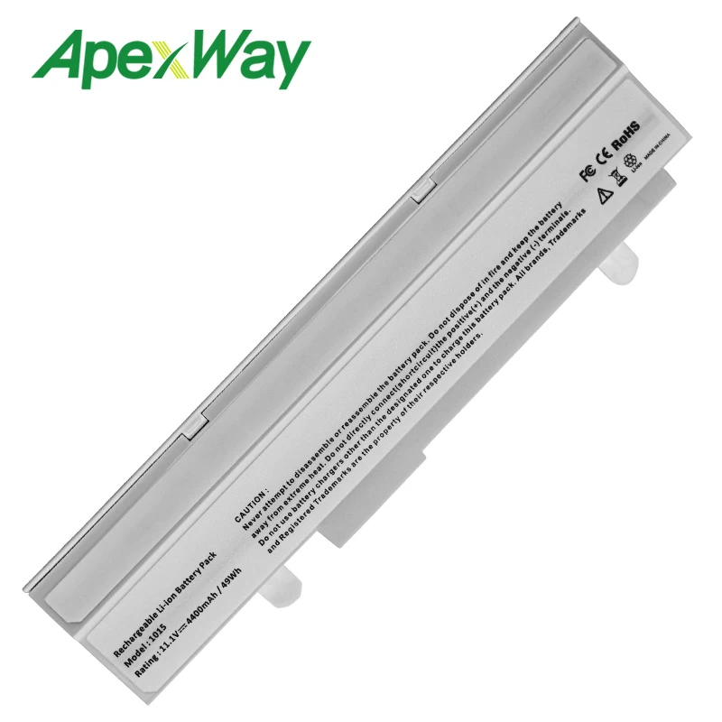 Белый аккумулятор Apexway для ноутбука ASUS 90 OA001B2400Q OA001B2600Q XB29OABT00100Q|battery for asus|laptop