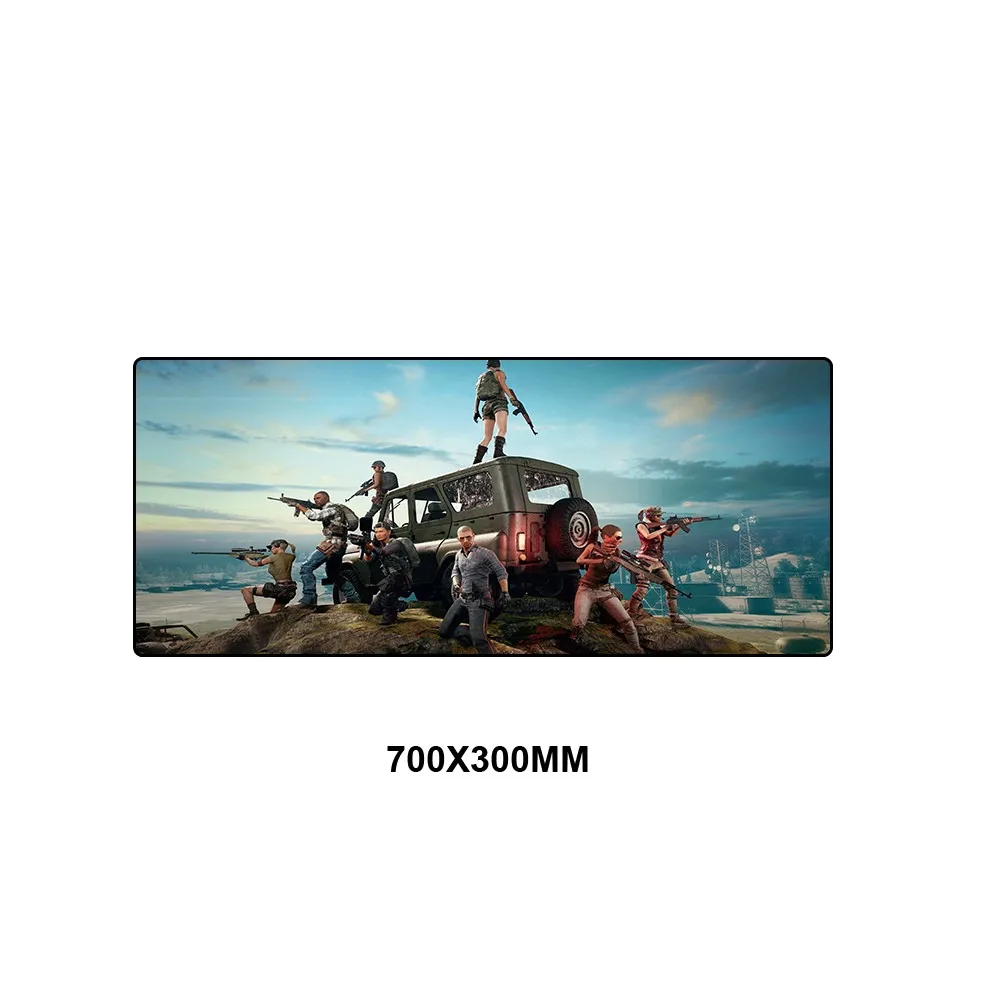 CJ-011 Скоростной игровой коврик для мыши PUBG большого размера для ПК, компьютера, геймера, коврик для мыши, клавиатура, коврики для мыши с замком, коврик для ноутбука, большой коврик для мыши - Цвет: CJ-011