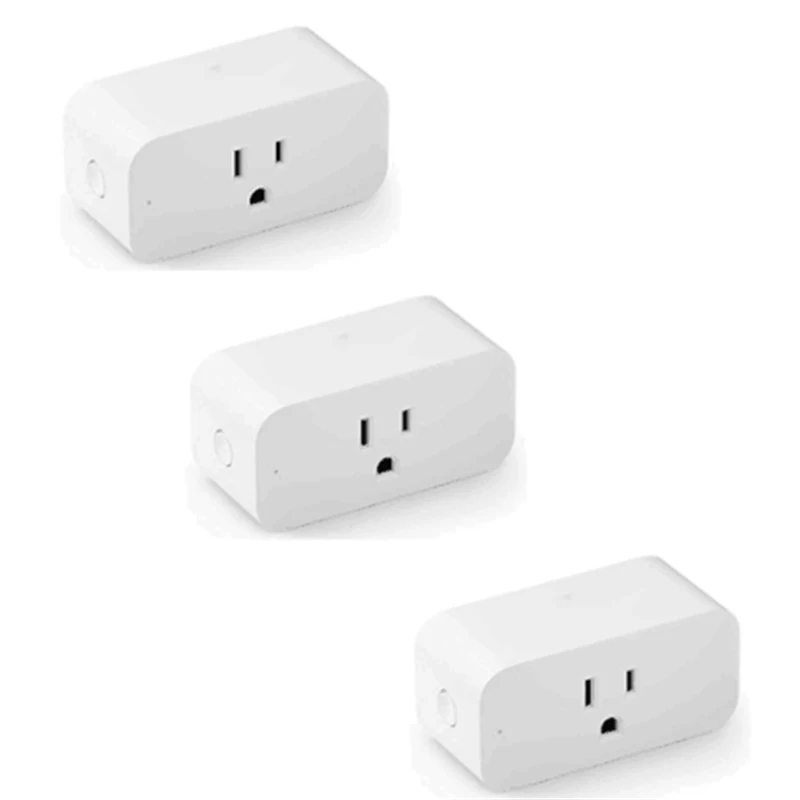 Smart US Plug WiFi Outlet работает с Alexa Google Home функцией таймера дистанционного управления 3