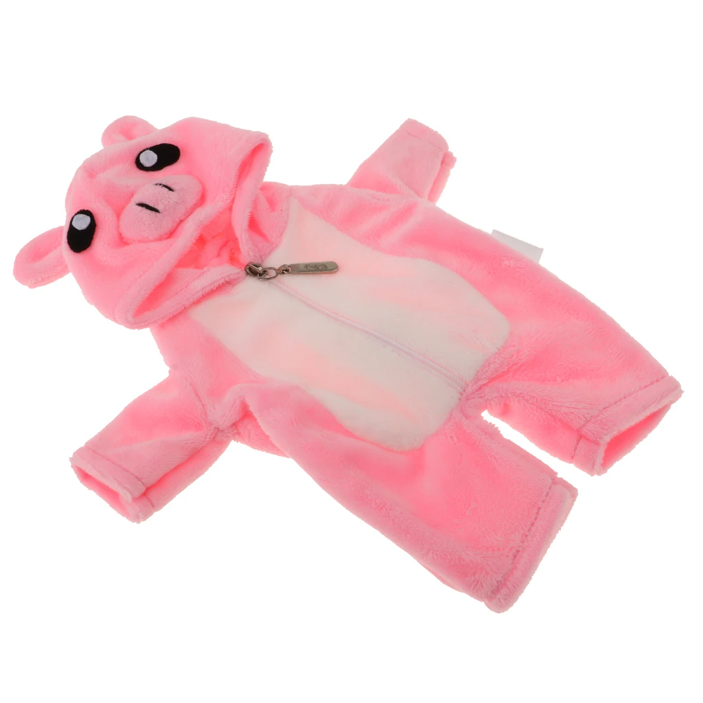 

Plush Overcoat Rompers Outfit for Mellchan Baby 9-11inch Reborn Girl Dolls