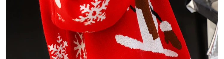 826# Рождественские зимние вязаные свитера для беременных, зимние свободные пуловеры больших размеров, Одежда для беременных женщин, плотные теплые свитера для беременных