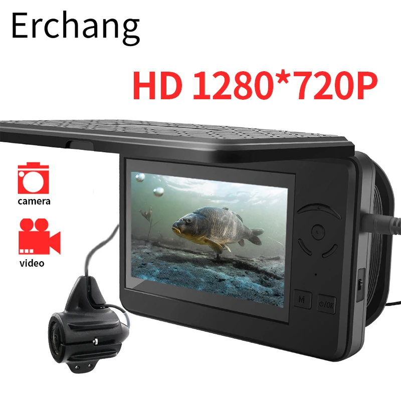 Подводная рыболовная камера Erchang инфракрасный рыболокатор с экраном 4 3 дюйма HD
