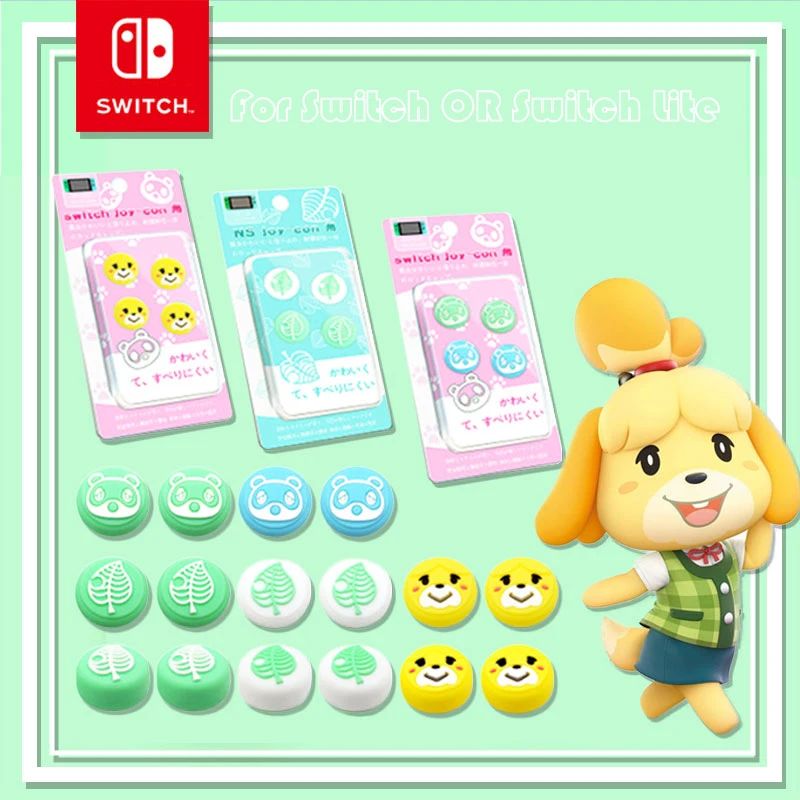4 шт. колпачки на аналоговые стики для контроллера Nintendo Switch Lite Mini NS Joy Con|Запасные