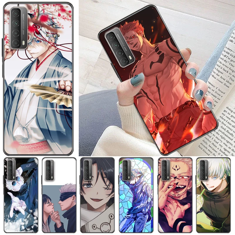 

Jujutsu Kaisen Sukuna Satoru Gojo Fushiguro Megumi Yuji Itadori Phone Case For Huawei P Smart Z 2019 2021 Funda Carcasa
