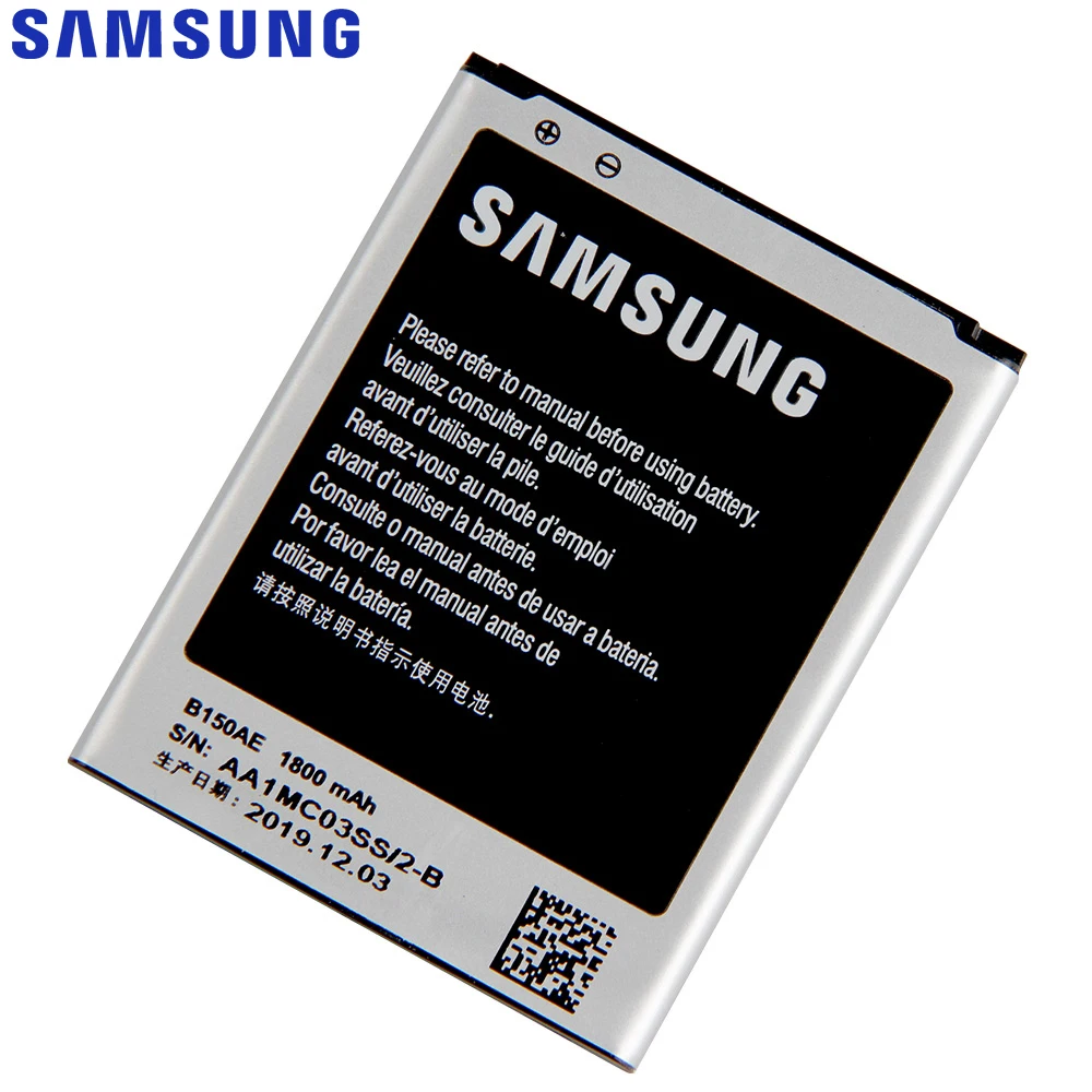 Аккумулятор SAMSUNG B150AE B150AC для Samsung GALAXY Trend3 G3502 G3508 G3509 I8260 SM-G350E G350E G350 1800 мАч оригинал |