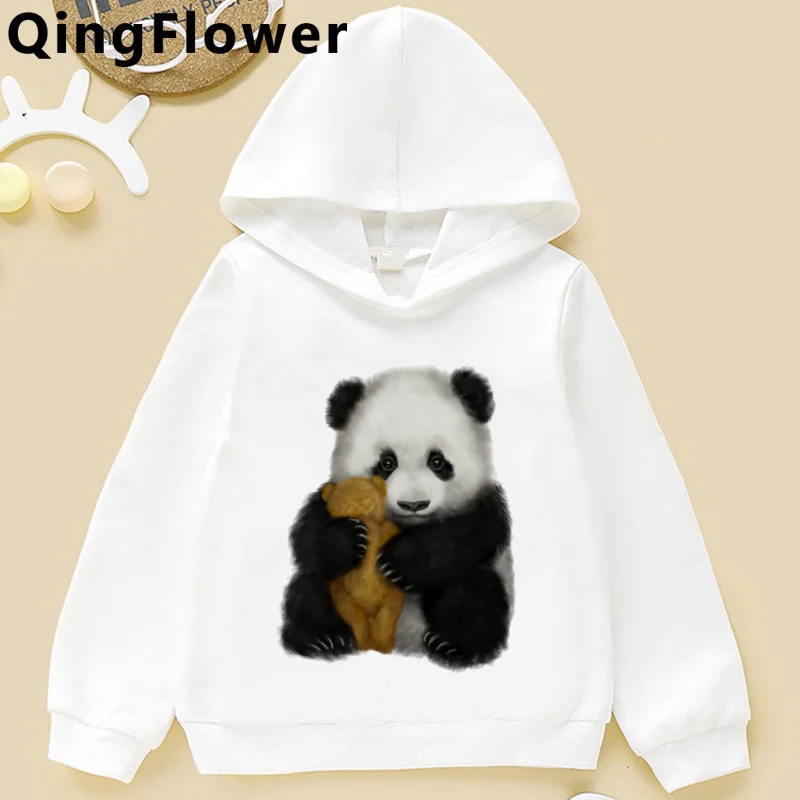 

Panda baby enfant children clothes hoodie cute aesthetic funny kawaii koszulki meskie sweater clothes teenage