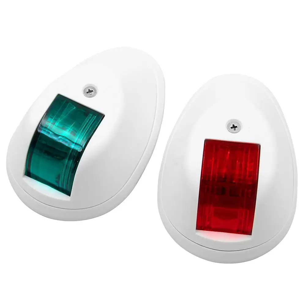 Белый сигнальная лампа красный и зеленый светодиодный 12 в 24 В навигационная