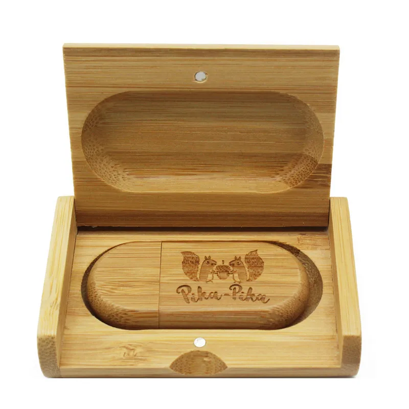 Usb флешка с логотипом TEXT ME wooden + box 4 ГБ 8 16 32 64 ГБ|usb flash drive 4gb|flash driveusb |