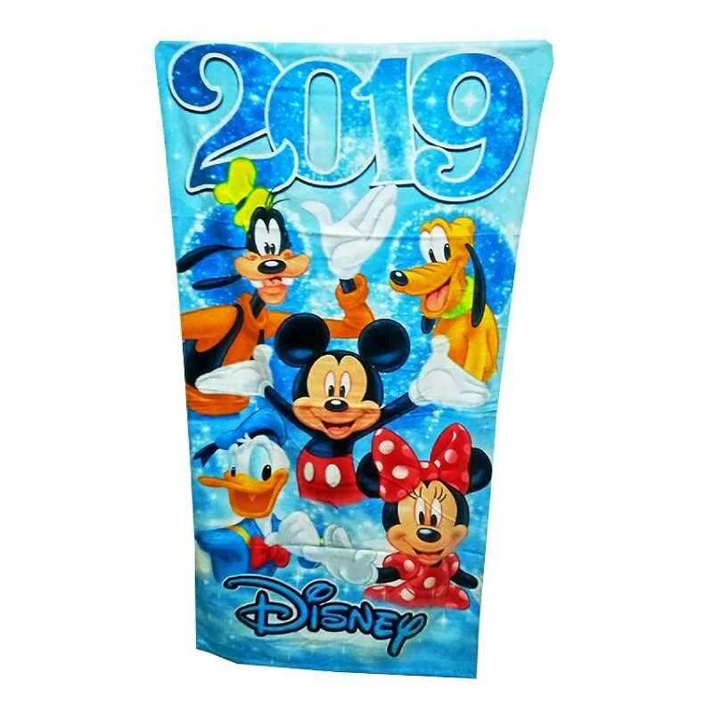Милое розовое банное полотенце с Минни Маус disney, хлопок, для девушек, женщин, летнее пляжное полотенце, полотенце для бассейна 70x140 см